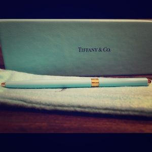 Authentic Tiffany & Co. Blue Purse Pen